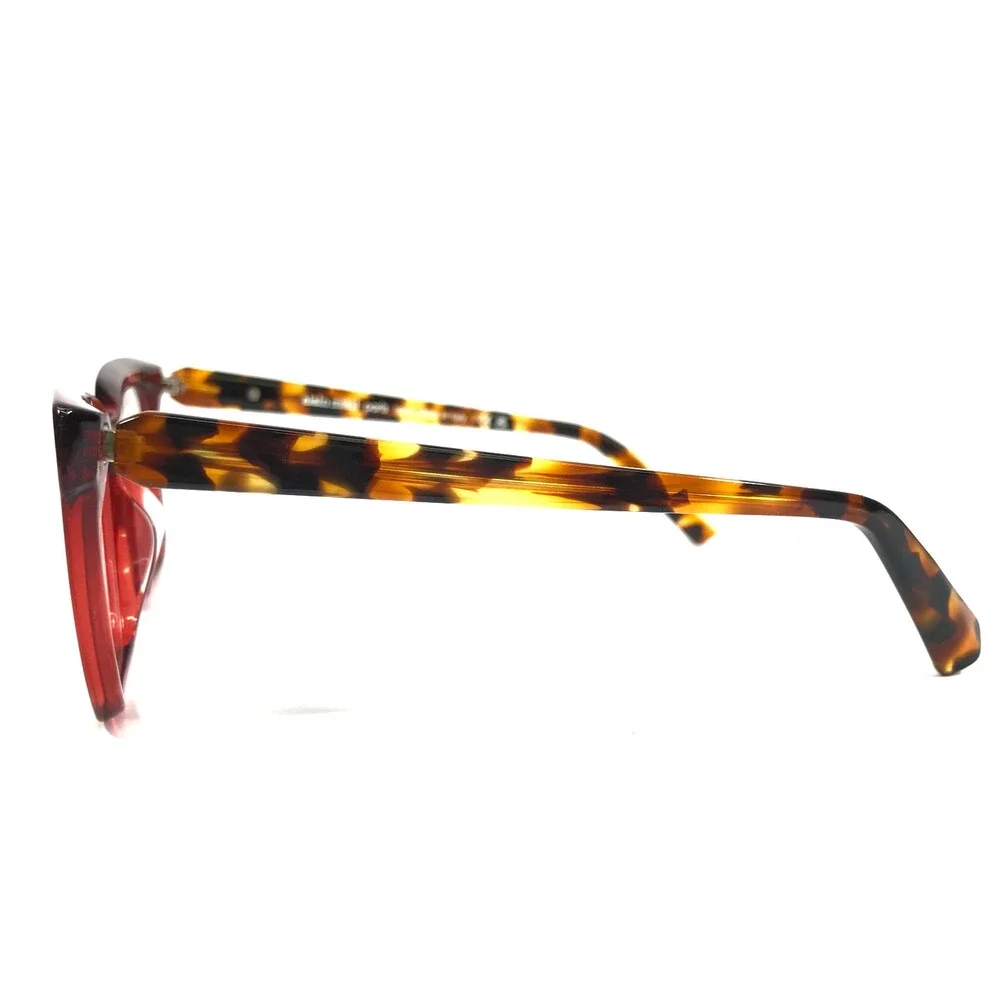 Alain Mikli Eyeglasses Frames A03149 005 Red Tortoise Square Full Rim 54-18-145